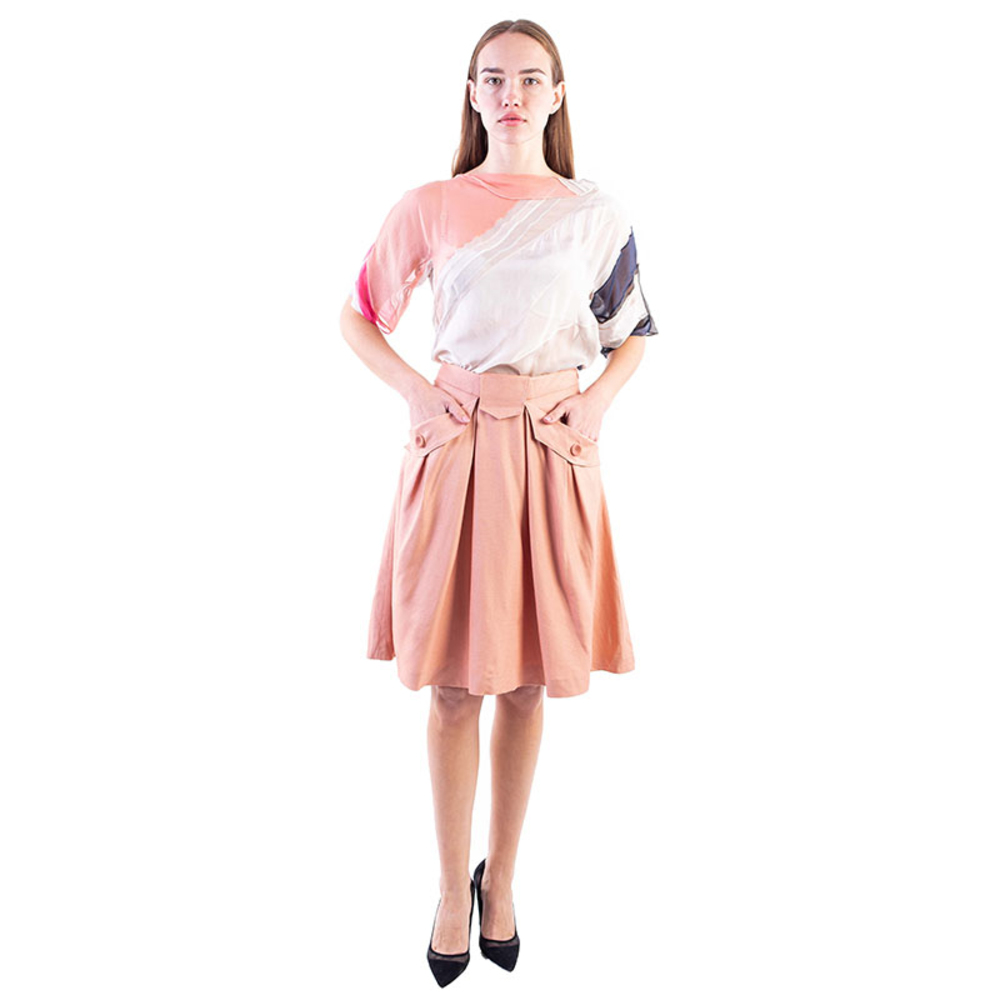 Luca Luca Skirt Women size 31 Coral